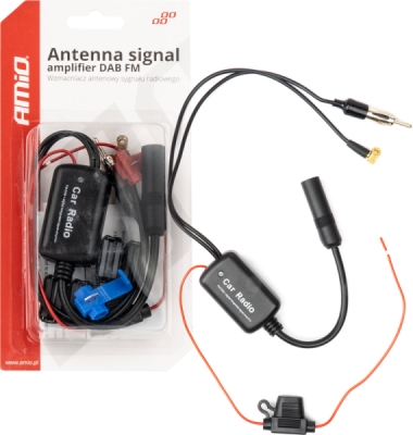 AMIO 04134 – anténní zesilovač DAB/FM, 12 V