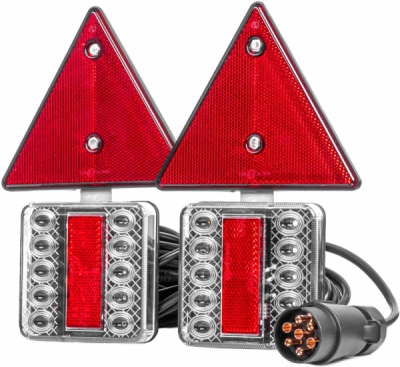 AMIO 02140 – sada magnetických LED světel přívěsu, 12 V, 7 pólů