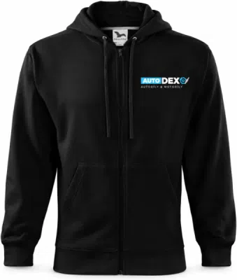Mikina AUTODEX Trendy Zipper – černá, M