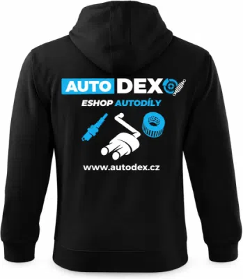 Mikina AUTODEX Trendy Zipper – černá, L