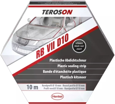 TEROSON RB VII – butylová těsnicí páska, černá, 10 m role