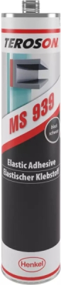 TEROSON MS 939 – pružné lepidlo a těsnicí tmel, černá, 290 ml (412 g), kartuše