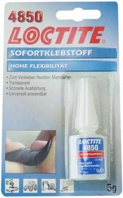LOCTITE 4850 – pružné vteřinové lepidlo, 5 g láhev
