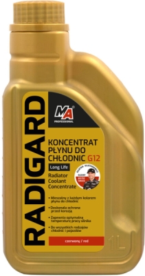 MOJE AUTO 61-112 – Radigard LongLife – červený koncentrát chladicí kapaliny G12, 1 l