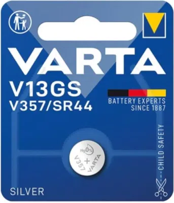 VARTA V13GS SR44 1,55 V – stříbrooxidová hodinková baterie, 1 ks