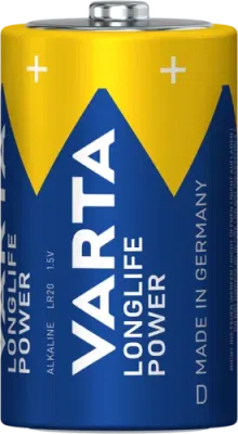 VARTA Longlife Power D LR20 1,5 V – alkalický monočlánek, 1 ks