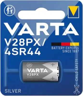 VARTA V28PX 4SR44 6,2 V – stříbrooxidová speciální baterie, 1 ks