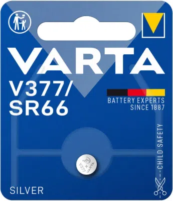 VARTA V377 SR66 1,55 V – stříbrooxidová hodinková baterie, 1 ks