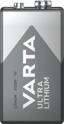 VARTA Ultra Lithium 9V 6FR61 9 V – lithiová 9V baterie, 1 ks