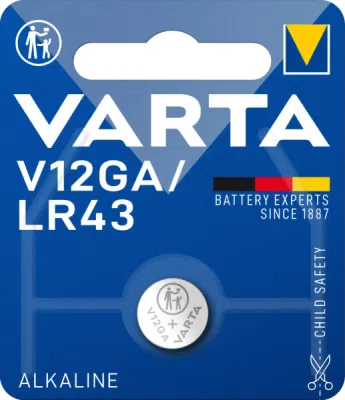 VARTA V12GA LR43 1,5 V – alkalická knoflíková baterie, 1 ks