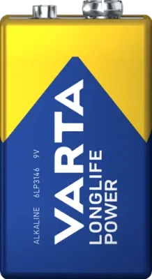VARTA Longlife Power 9V 6LP3146 9 V – alkalická 9V baterie, 1 ks