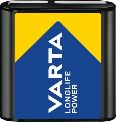 VARTA Longlife Power plochá 4,5V 3LR12 4,5 V – alkalická speciální baterie, 1 ks