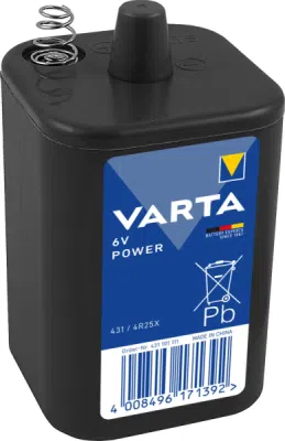 VARTA Super Heavy Duty 4R25X 6 V – zinkochloridová speciální baterie, 1 ks