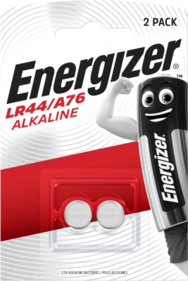 ENERGIZER LR44/A76 LR44 1,5 V – alkalická knoflíková baterie, 2 ks