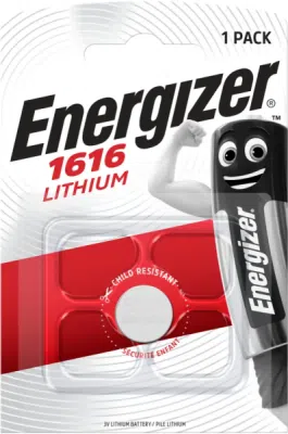 ENERGIZER CR1616 3 V – lithiová knoflíková baterie, 1 ks