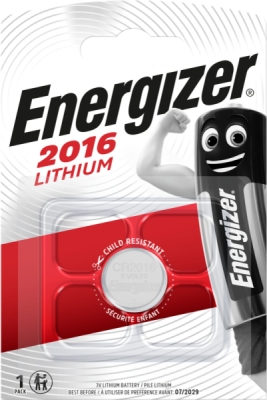 ENERGIZER CR2016 3 V – lithiová knoflíková baterie, 1 ks