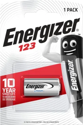 ENERGIZER CR123A CR17345 3 V – lithiová speciální baterie, 1 ks