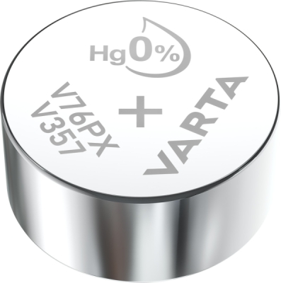 VARTA V357 SR44 1,55 V – stříbrooxidová hodinková baterie, 1 ks