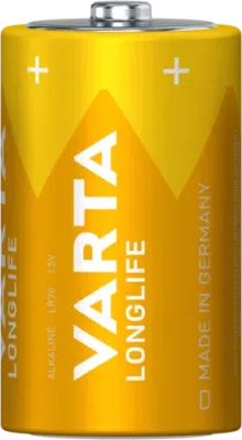 VARTA Longlife D LR20 1,5 V – alkalický monočlánek, 2 ks