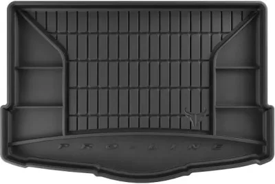 Vana do kufru FROGUM ProLine Nissan Qashqai II 2013-2021 – crossover, spodní podlaha kufru, s dojezdovým rezervním kolem