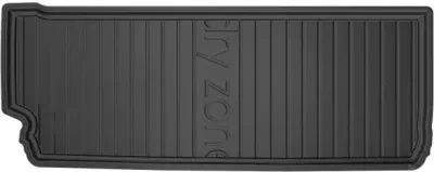 Vana do kufru FROGUM DryZone Tesla Model X 2015-2021 – crossover, šesti- nebo sedmimístné provedení před faceliftem, sklopená třetí řada sedadel