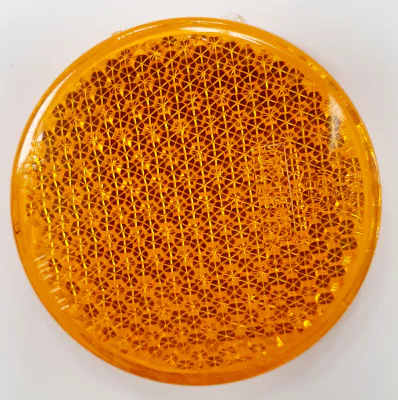 AGADOS 43002120 – Oranžová samolepicí odrazka, Ø 60 mm