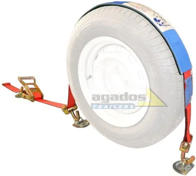 AGADOS 40122750 – Upínací pás pro přepravu vozidel, 2,8 m × 50 mm