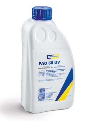Olej do kompresoru PAO 68 + UV, ISO GRADE 68 + UV AA1 s detekcí úniku, 1L