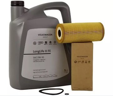 OE VAG FILTR + OLEJ 0W30 5L, 074115562+GS55545M4