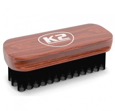Dřevěný kartáč na čištění kůže a textilu K2 Auron Brush