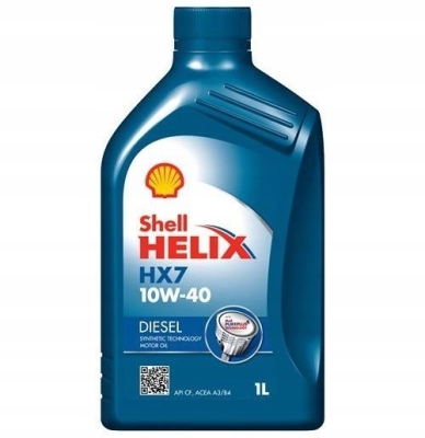 SHELL Motorový olej Helix HX7 Diesel 10W-40, 550046646, 1L