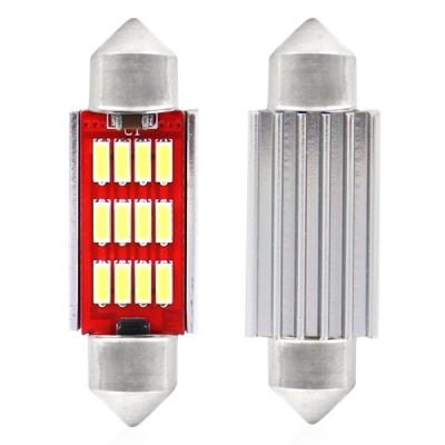 01290 LED CANBUS C5W C10W C3W 39mm WHITE 12V/24V AMIO