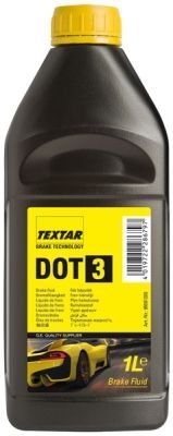 Brzdová kvapalina DOT 3, TEXAR, 95001200, 1L