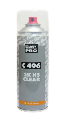 HB_0014 Akrylátový lak v spreji transparentný 400ml HB BODY