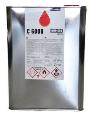 Riedidlo C 6000 4,5L - nitrocelulózové/acetónové farby (striekanie) 4,5L 8581100355341