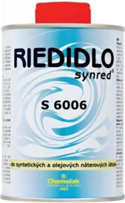 Riedidlo S 6006 0,8L - syntetické a olejové farby (natieranie) 0,8L