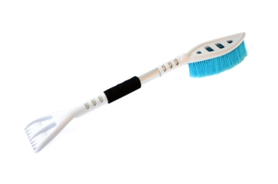 Škrabka s metličkou premium M1 ABS White&Blue AMIO-01466