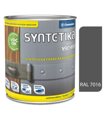 8581101449025 Syntetika S2013U 7016/1805 antracitová šedá 0,6l - vrchná farba lesklá