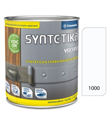 8581100340330 Syntetika S2013U 1000 biela 0,6l - vrchná farba lesklá
