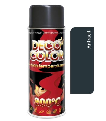5906739725335 Deco Color Vysoká Teplota teploodolný sprej až do 650°C antracit 400ml
