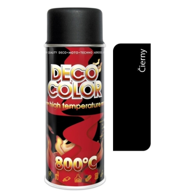 5906739720309 Deco Color Vysoká Teplota teploodolný sprej až do 650°C čierny 400ml