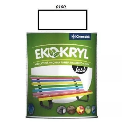 8581101513078 V2062 EKOKRYL BIELA LESK STN 0100 0,600L
