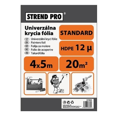 2170838 Fólia maliarska 4x5m 12µ Strend Pro