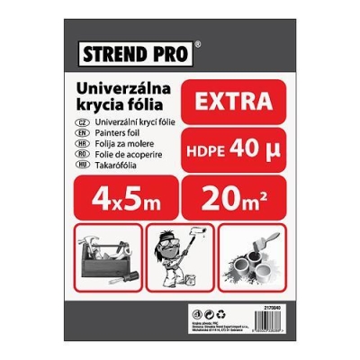 2170840 Fólia maliarska 4x5m 40µ Strend Pro