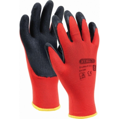 47280 Rukavice polyamidové S-Latex R Eco 8