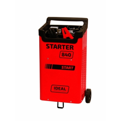 Nabíjačka batérií 12V/24V 80 A s funkciou štartovania 800A IDEAL STARTER840 Vozík