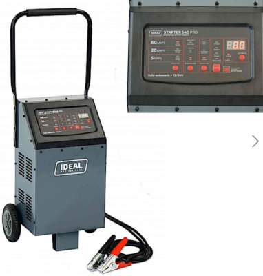 Nabíjačka batérií s funkciou štartovania STARTER 540 Pro 12/24V IDEAL Vozík