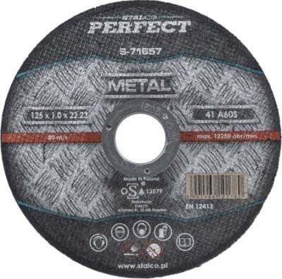 71657 125X1,0X22 Kotúč flex kov plochý PERFECT