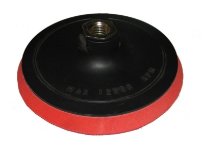 M08500 Kotúč unášací na suchý zips 125mm stopka 8mm/závit M14 MAR-POL