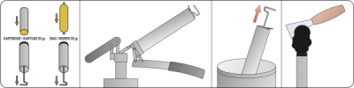 YT-0704 Maznica páková 500 cm3 YATO
